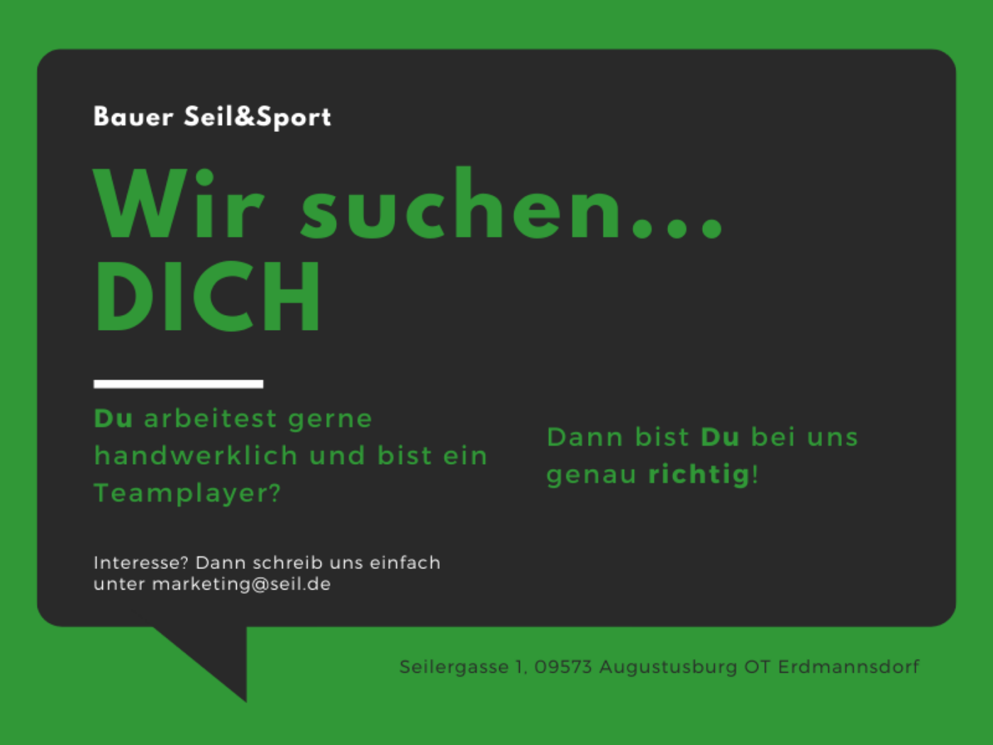 Wir suchen DICH!